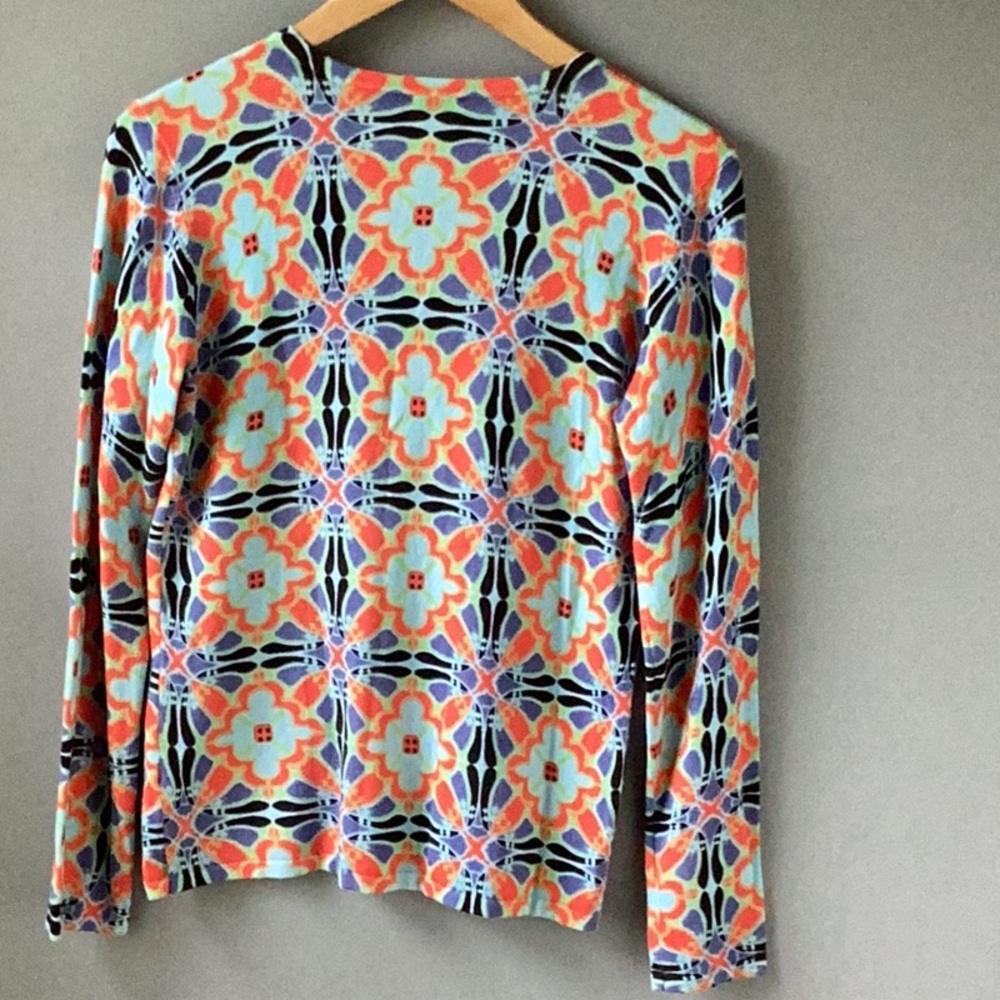 J. Mclaughlin Multi Colored Lightweight Cardigan … - image 5